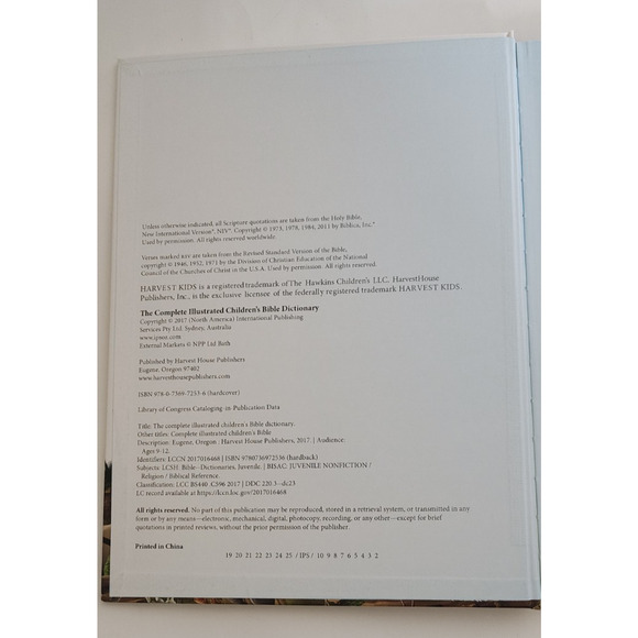 Bible Dictionary & Atlas Book Lot Children's Illustrated Colorful Homeschool - Picture 7 of 9